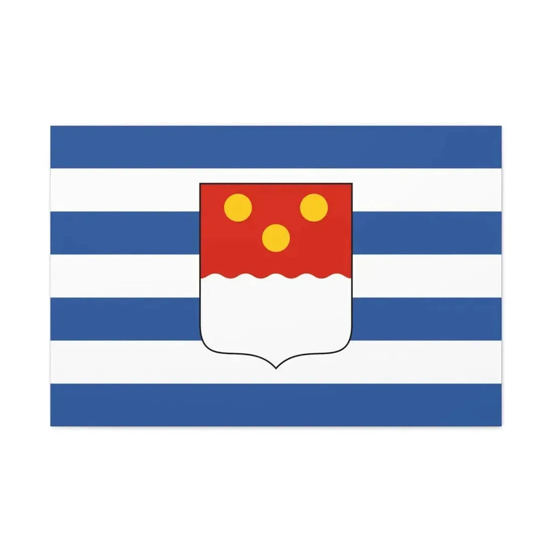 Flag of Batumi Georgia - Canvas Wall Art 36" x 24" 1.25" - The Sticker Space