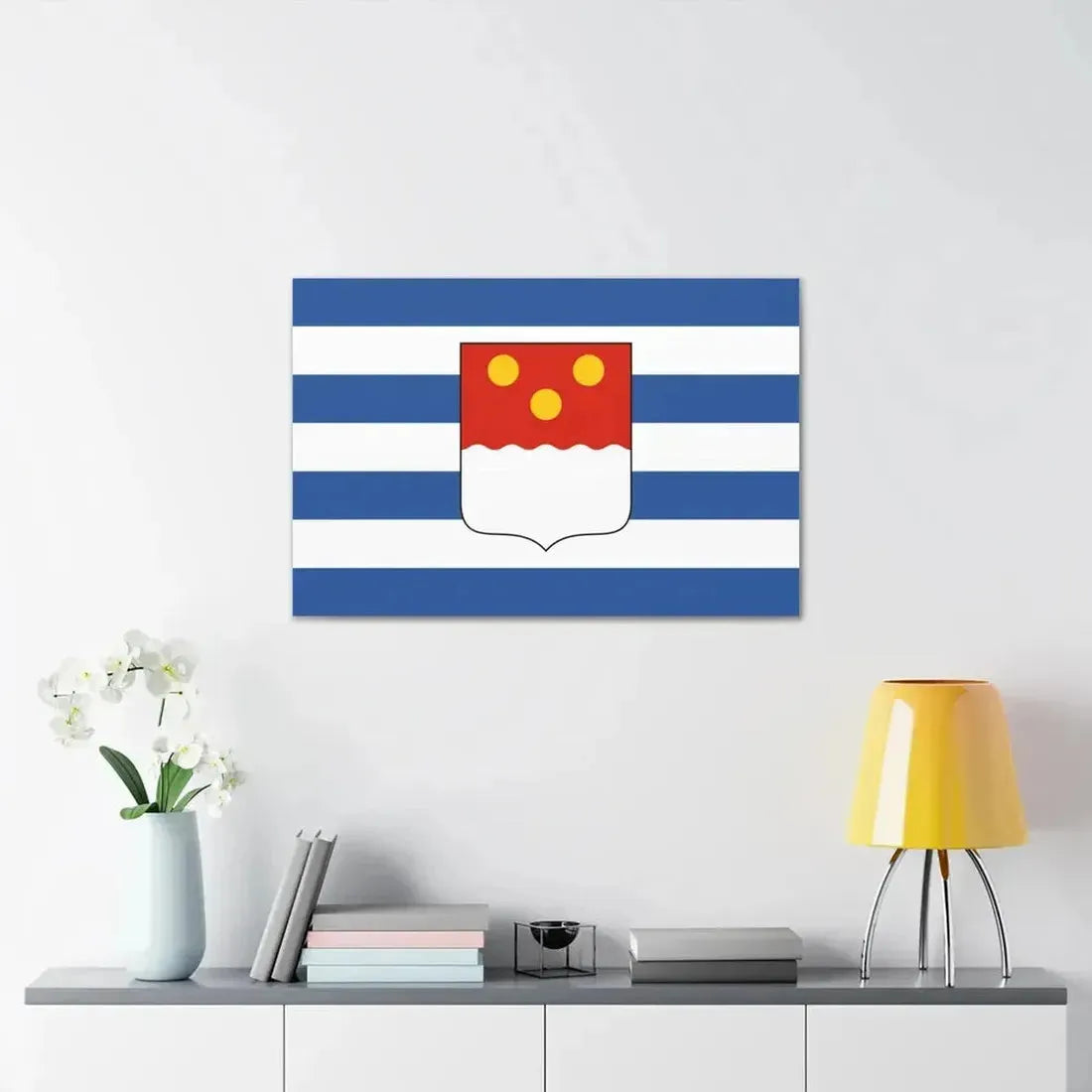 Flag of Batumi Georgia - Canvas Wall Art - The Sticker Space