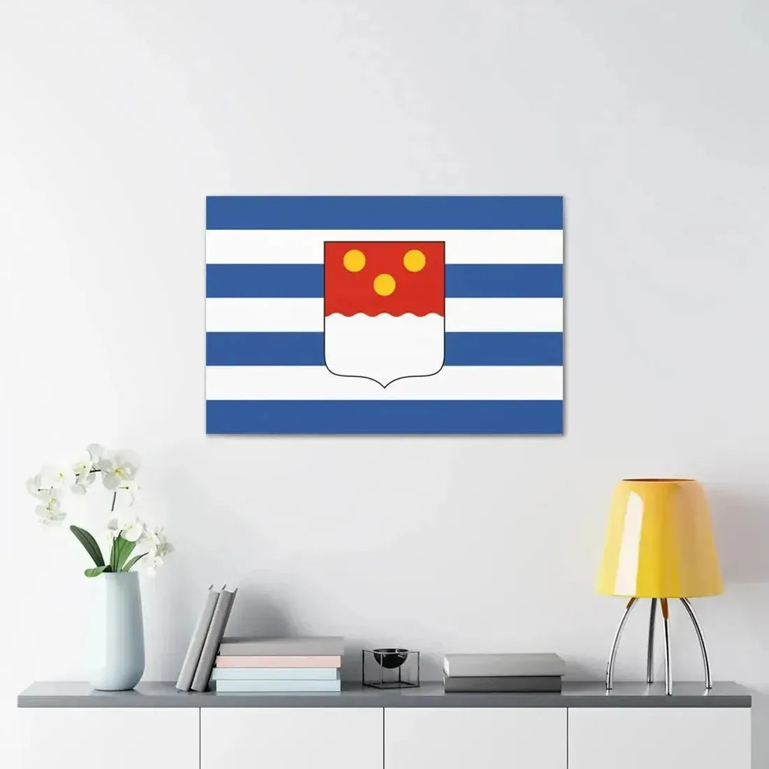 Flag of Batumi Georgia - Canvas Wall Art - The Sticker Space