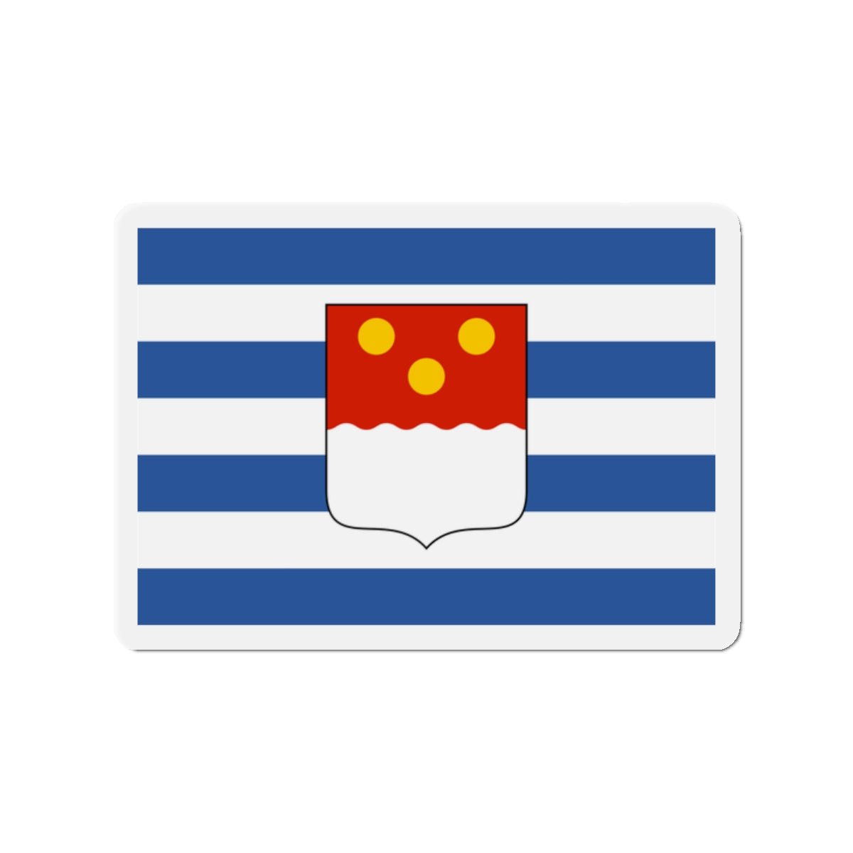 Flag of Batumi Georgia - Die-Cut Magnet-2" x 2"-The Sticker Space