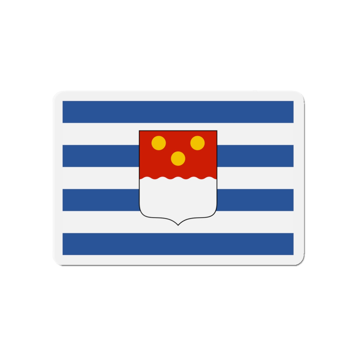 Flag of Batumi Georgia - Die-Cut Magnet-4" x 4"-The Sticker Space