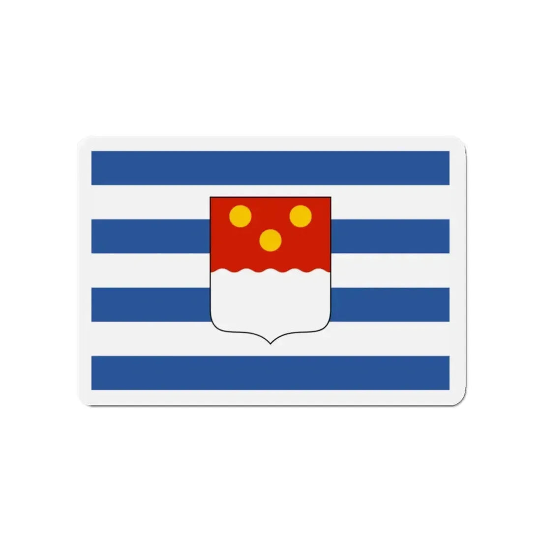 Flag of Batumi Georgia - Refrigerator Magnet 3 Inch - The Sticker Space
