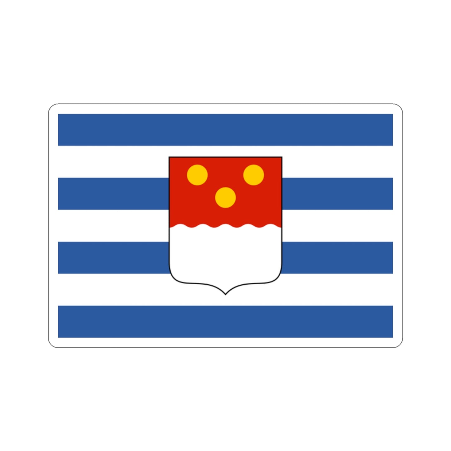 Flag of Batumi Georgia STICKER Vinyl Die-Cut Decal-2 Inch-The Sticker Space