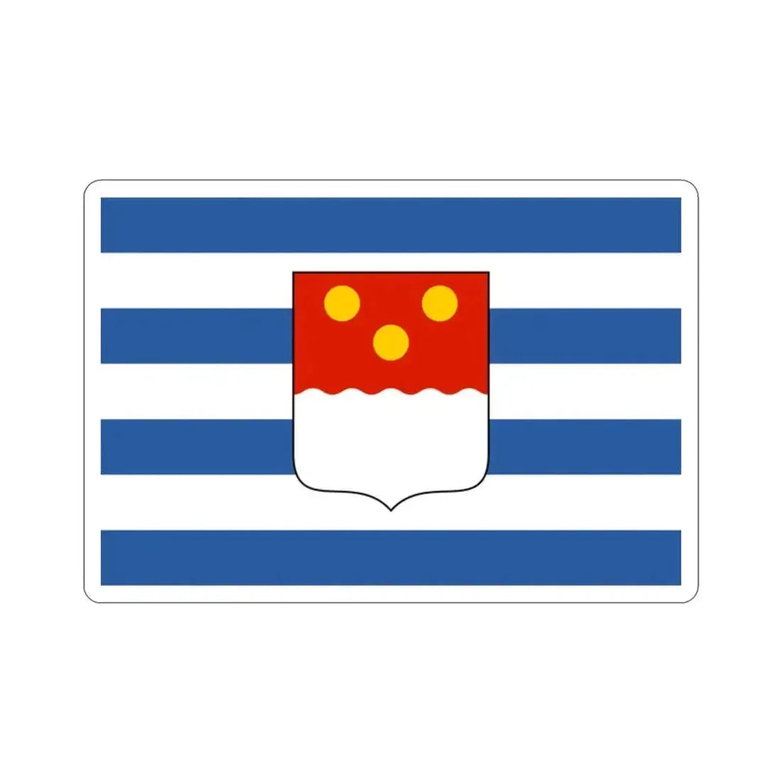 Flag of Batumi Georgia STICKER Vinyl Die-Cut Decal 2 Inch - The Sticker Space