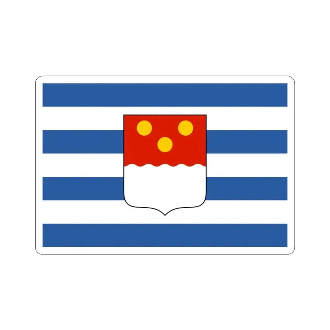 Flag of Batumi Georgia STICKER Vinyl Die-Cut Decal 2 Inch - The Sticker Space