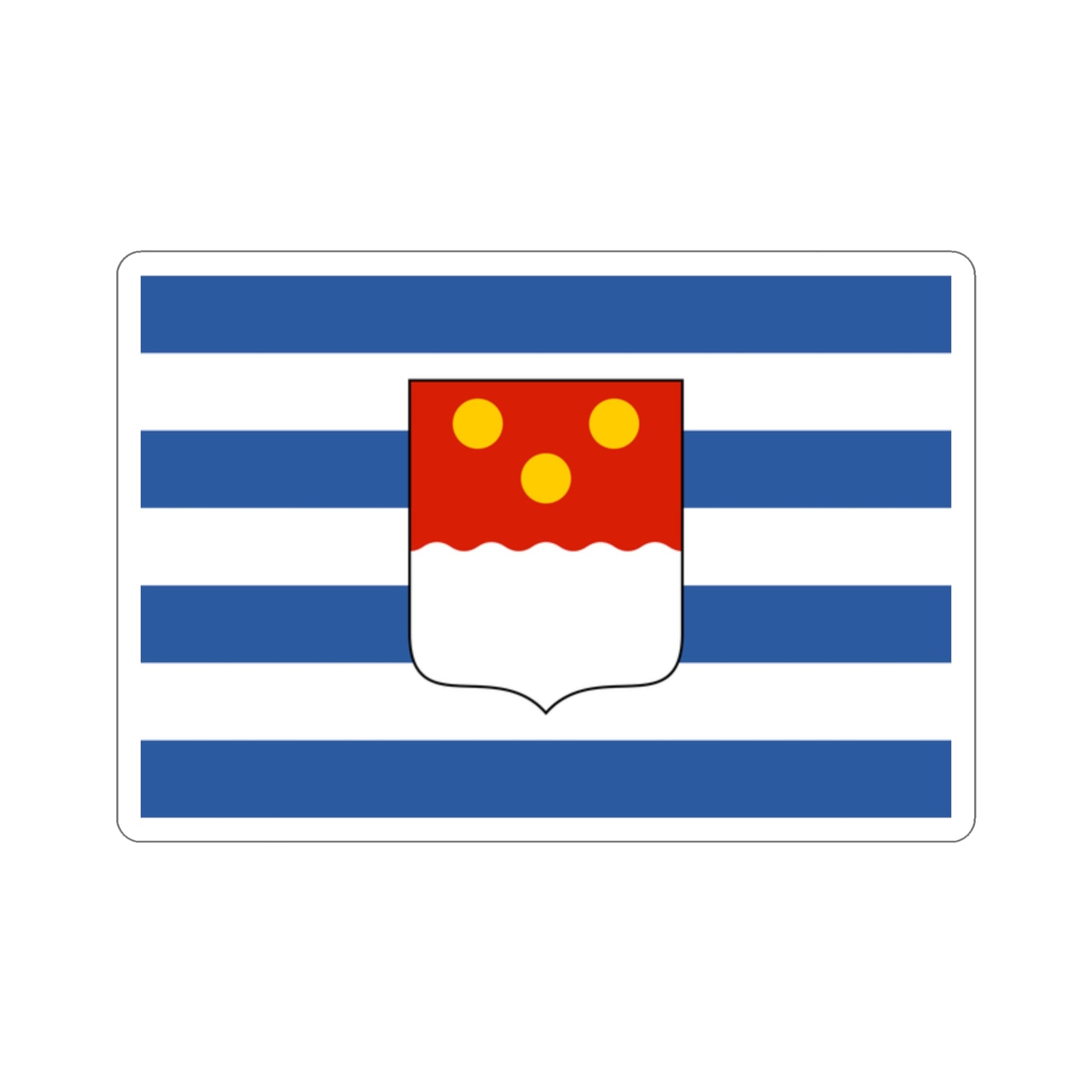 Flag of Batumi Georgia STICKER Vinyl Die-Cut Decal-2 Inch-The Sticker Space