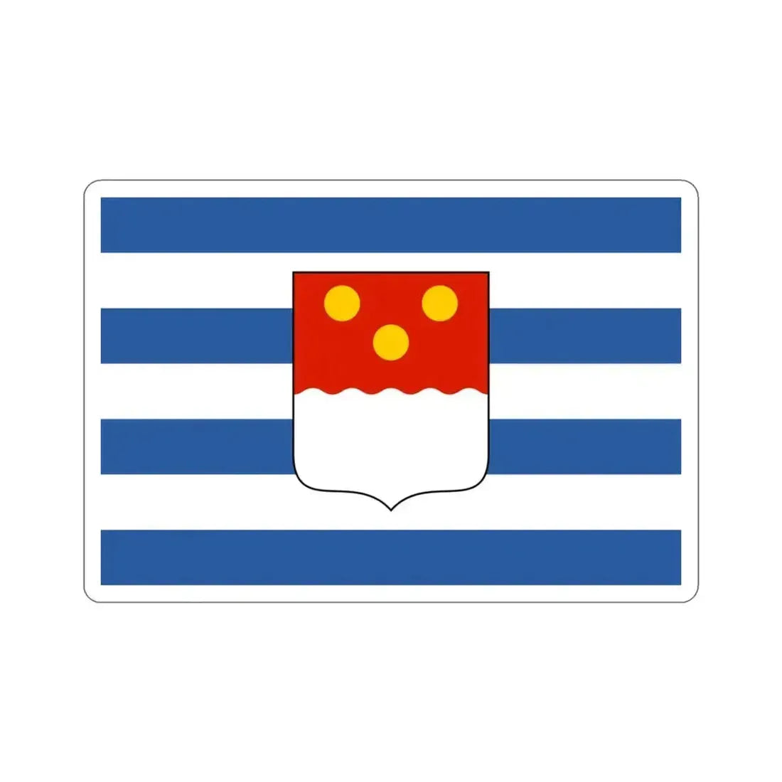 Flag of Batumi Georgia STICKER Vinyl Die-Cut Decal 3 Inch - The Sticker Space