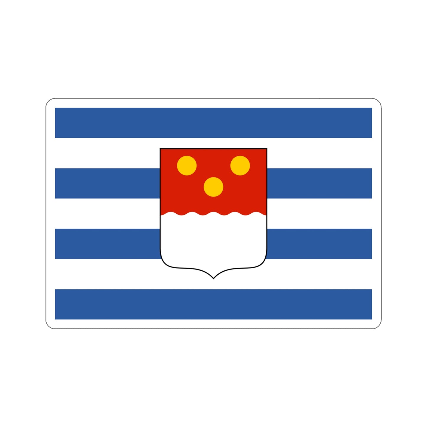 Flag of Batumi Georgia STICKER Vinyl Die-Cut Decal-4 Inch-The Sticker Space