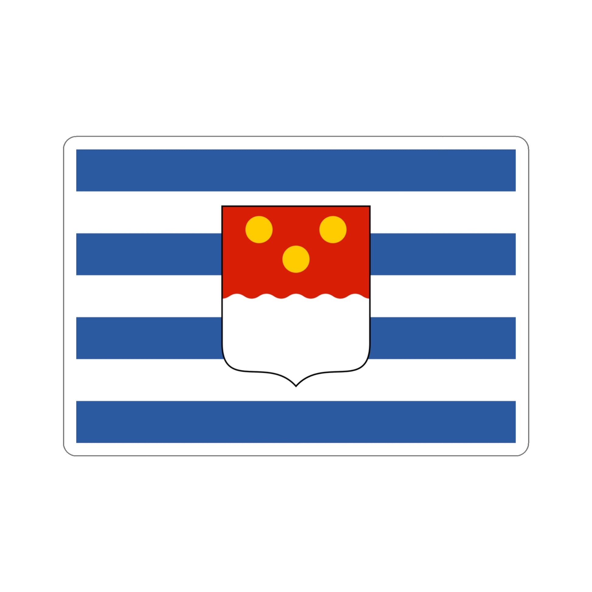 Flag of Batumi Georgia STICKER Vinyl Die-Cut Decal-4 Inch-The Sticker Space