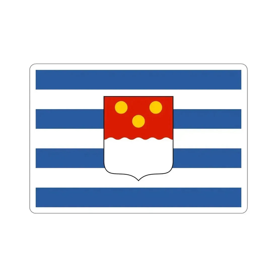 Flag of Batumi Georgia STICKER Vinyl Die-Cut Decal 5 Inch - The Sticker Space