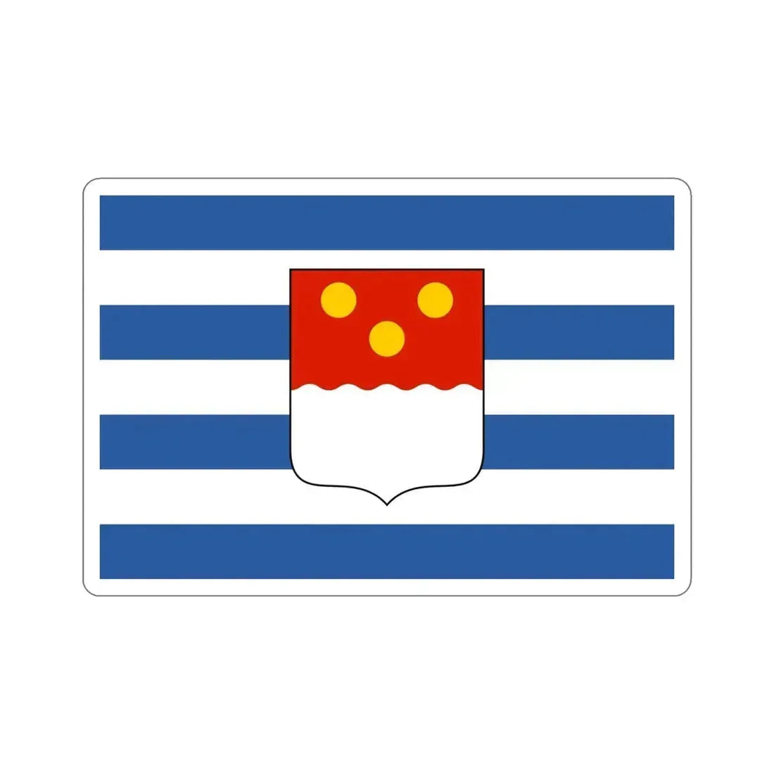 Flag of Batumi Georgia STICKER Vinyl Die-Cut Decal 5 Inch - The Sticker Space