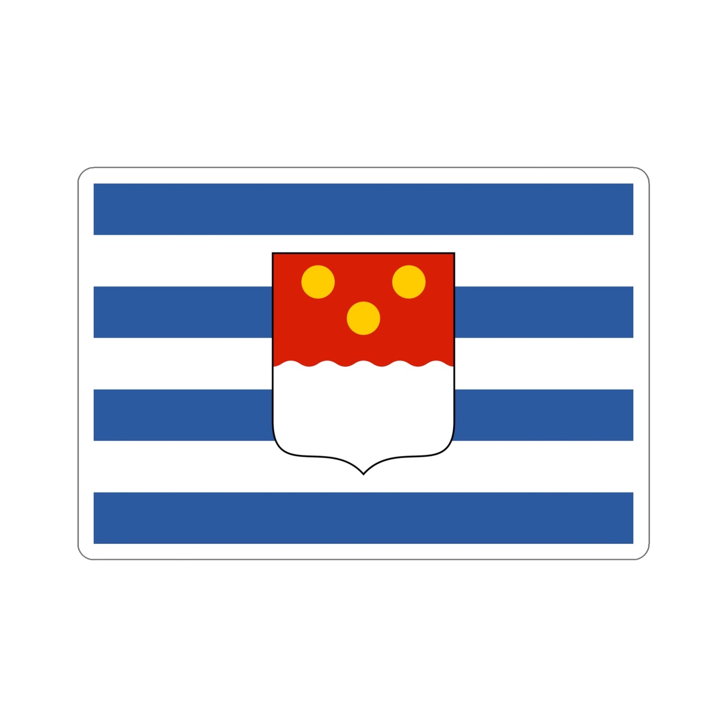 Flag of Batumi Georgia STICKER Vinyl Die-Cut Decal-6 Inch-The Sticker Space