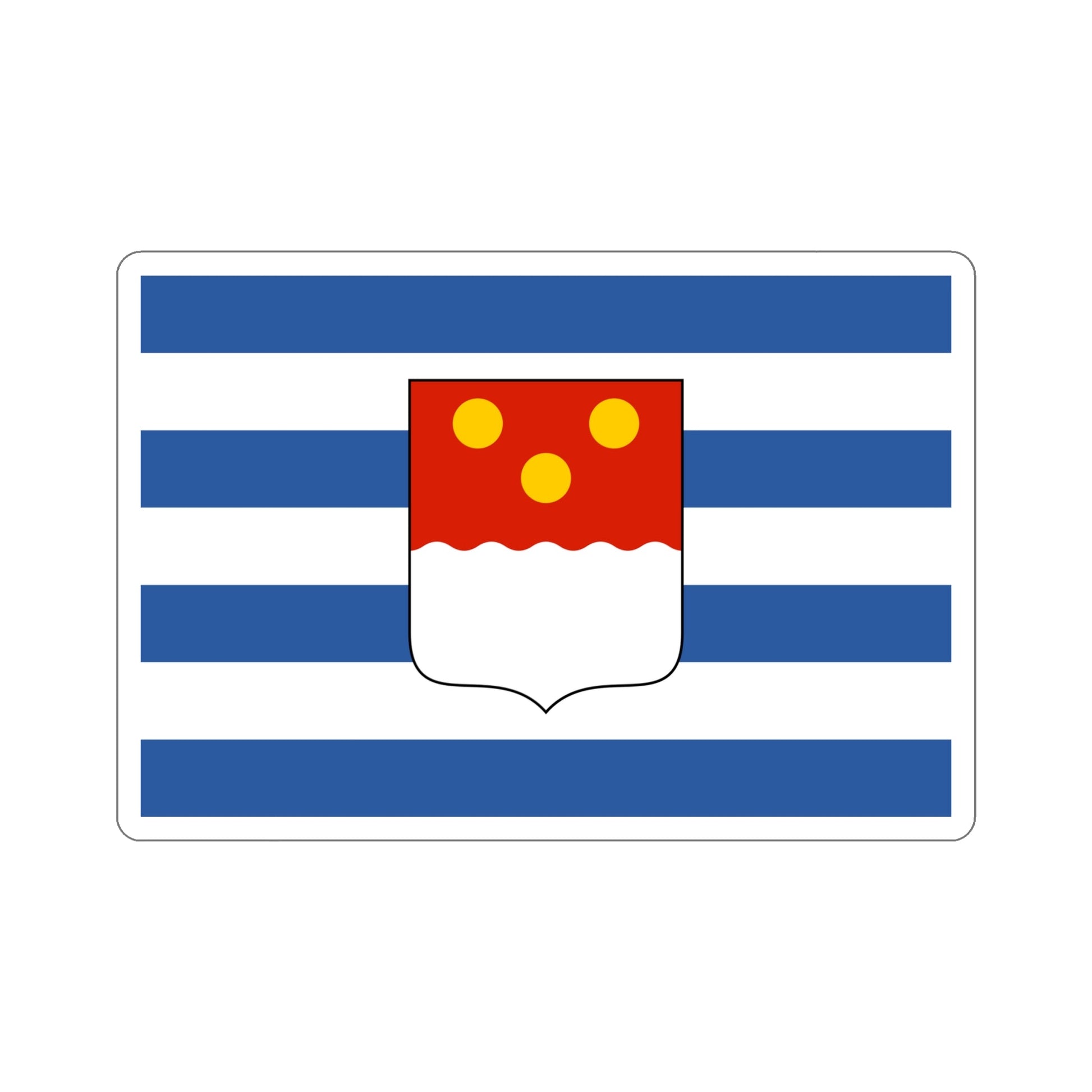 Flag of Batumi Georgia STICKER Vinyl Die-Cut Decal-6 Inch-The Sticker Space