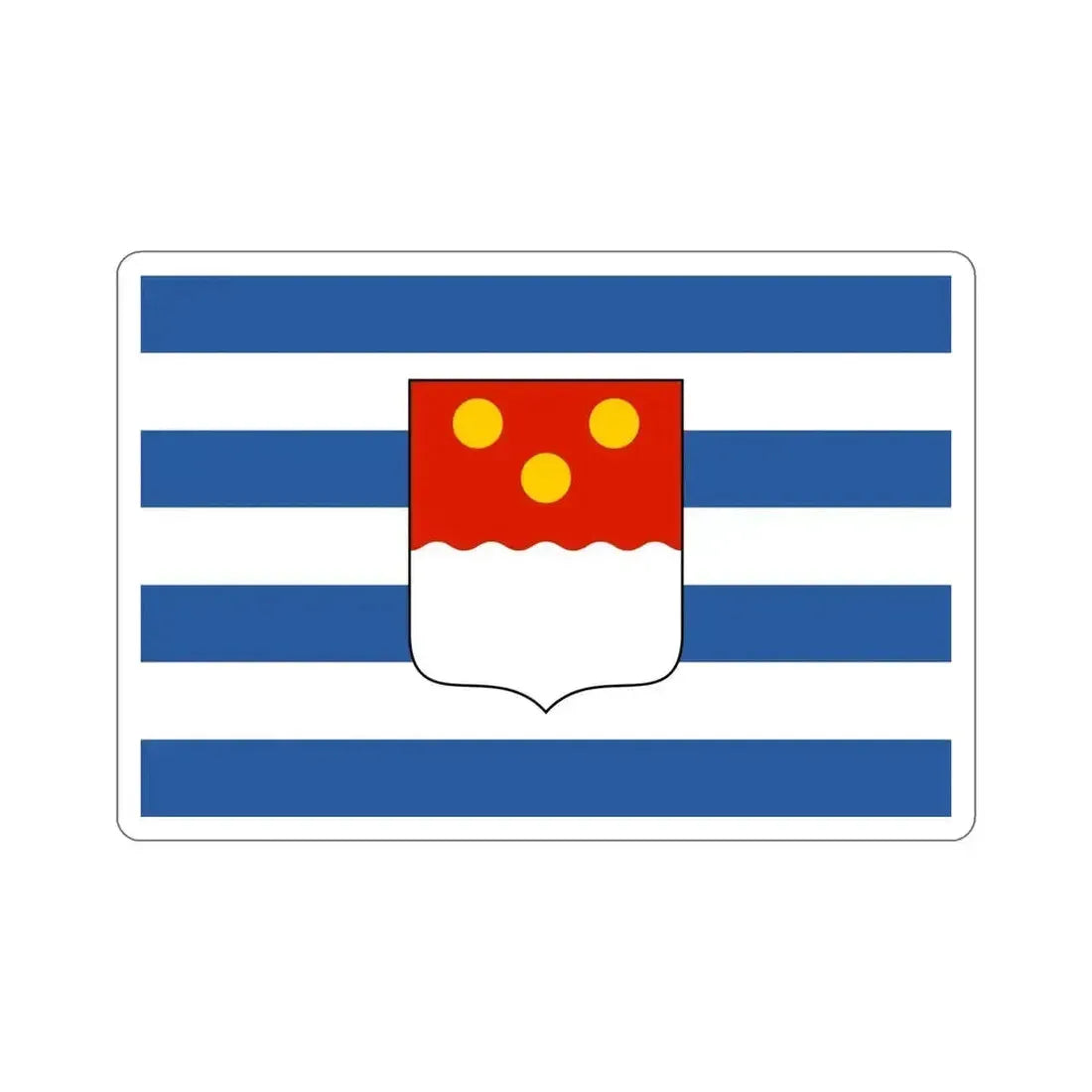Flag of Batumi Georgia STICKER Vinyl Die-Cut Decal 6 Inch - The Sticker Space