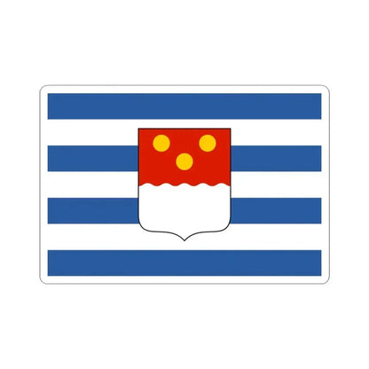 Flag of Batumi Georgia - STICKER Vinyl Kiss-Cut Decal 3 Inch White - The Sticker Space