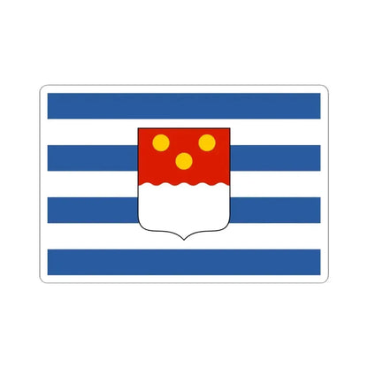 Flag of Batumi Georgia - STICKER Vinyl Kiss-Cut Decal 4 Inch White - The Sticker Space