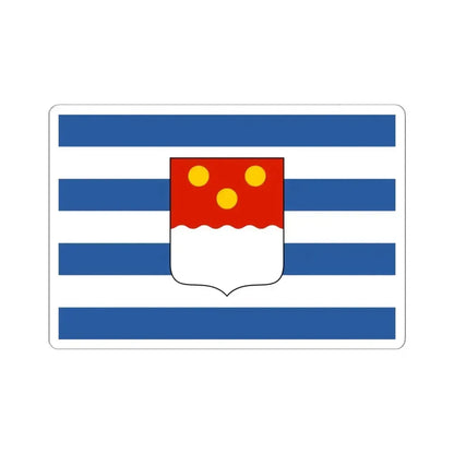 Flag of Batumi Georgia - STICKER Vinyl Kiss-Cut Decal 6 Inch White - The Sticker Space