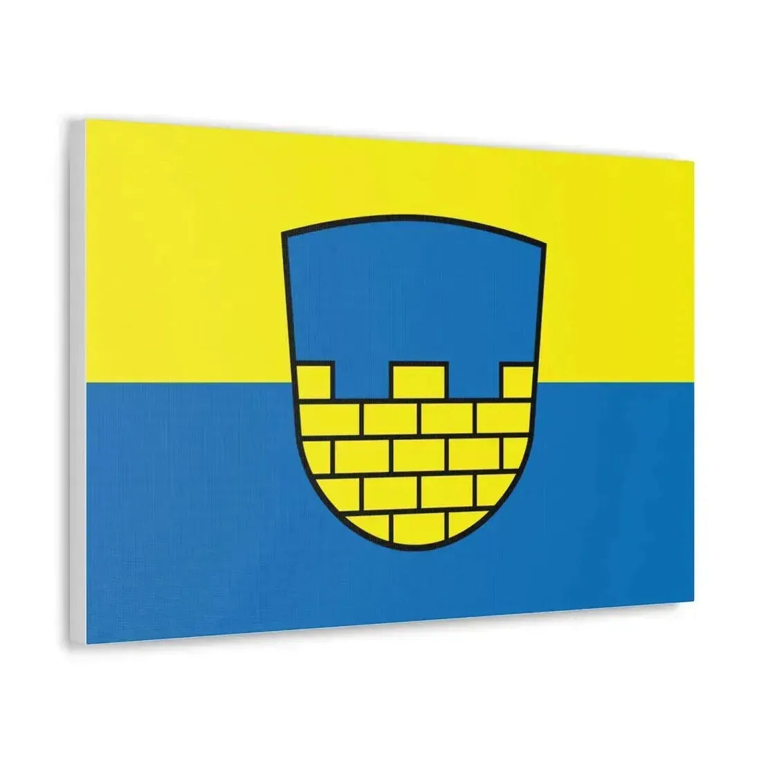 Flag of Bautzen Germany - Canvas Wall Art - The Sticker Space