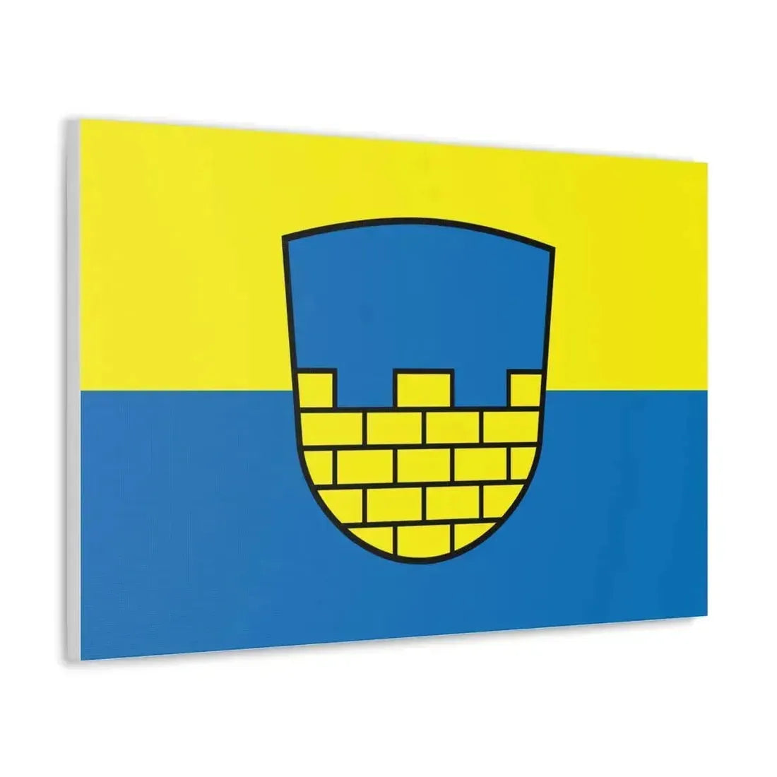 Flag of Bautzen Germany - Canvas Wall Art - The Sticker Space