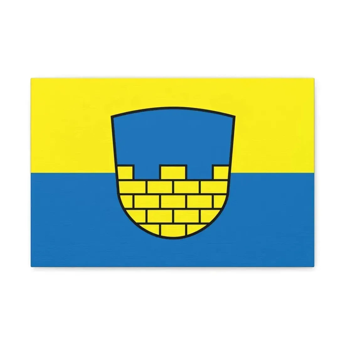 Flag of Bautzen Germany - Canvas Wall Art - The Sticker Space