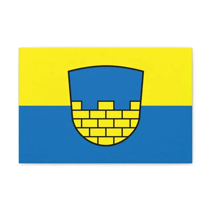 Flag of Bautzen Germany - Canvas Wall Art - The Sticker Space