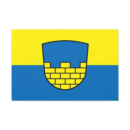 Flag of Bautzen Germany - Canvas Wall Art - The Sticker Space