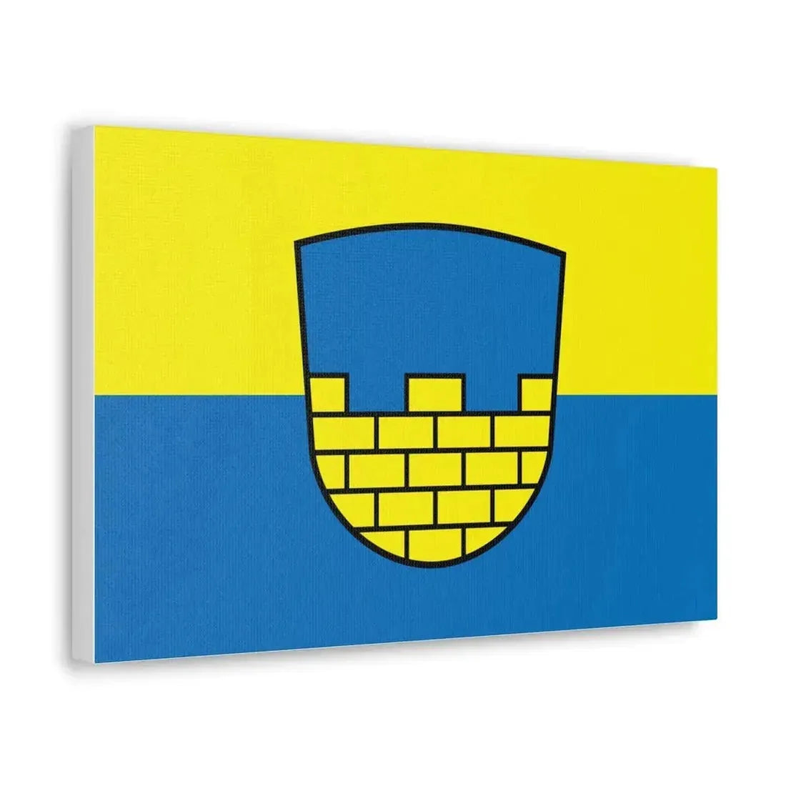Flag of Bautzen Germany - Canvas Wall Art - The Sticker Space