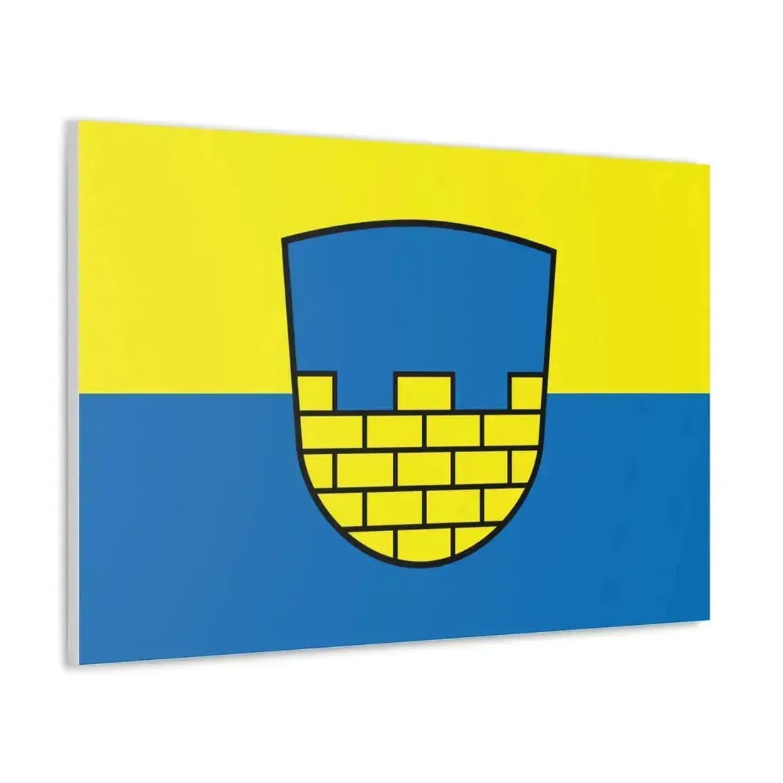 Flag of Bautzen Germany - Canvas Wall Art - The Sticker Space