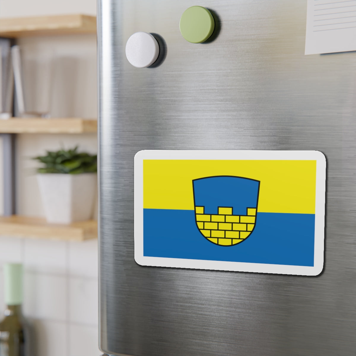 Flag of Bautzen Germany - Die-Cut Magnet-The Sticker Space