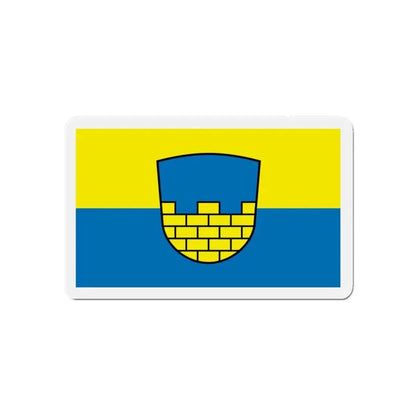 Flag of Bautzen Germany - Refrigerator Magnet 5 Inch - The Sticker Space