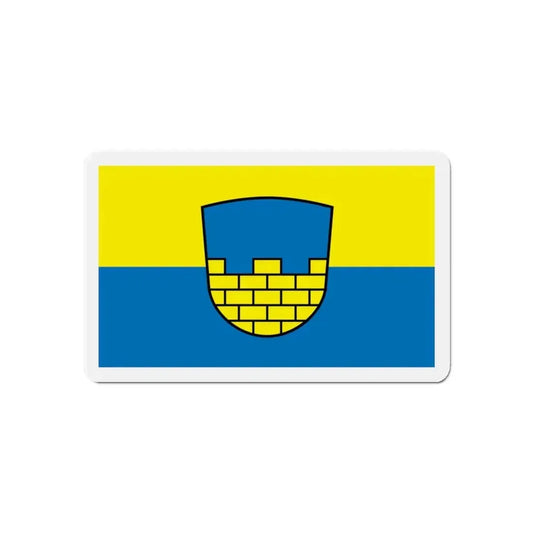 Flag of Bautzen Germany - Refrigerator Magnet 6 Inch - The Sticker Space