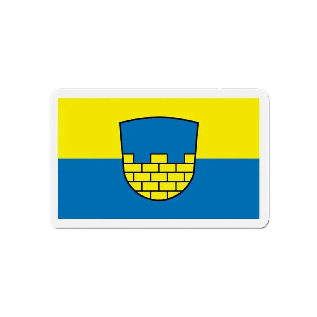 Flag of Bautzen Germany - Refrigerator Magnet - The Sticker Space