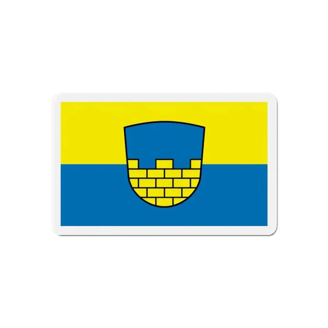 Flag of Bautzen Germany - Refrigerator Magnet - The Sticker Space