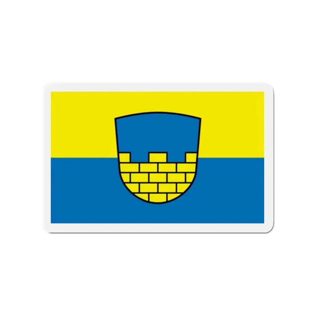 Flag of Bautzen Germany - Refrigerator Magnet - The Sticker Space