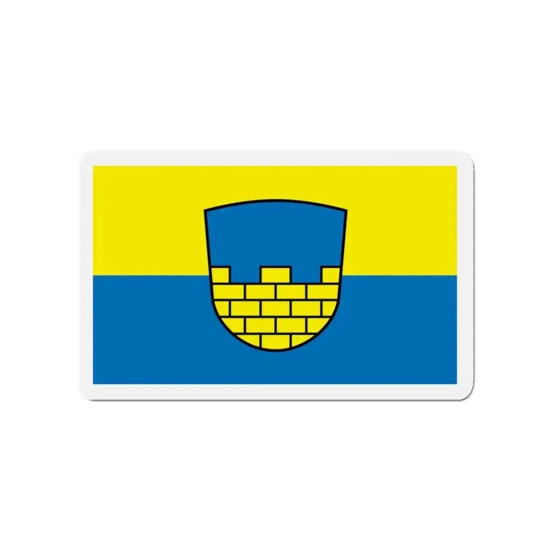 Flag of Bautzen Germany - Refrigerator Magnet - The Sticker Space