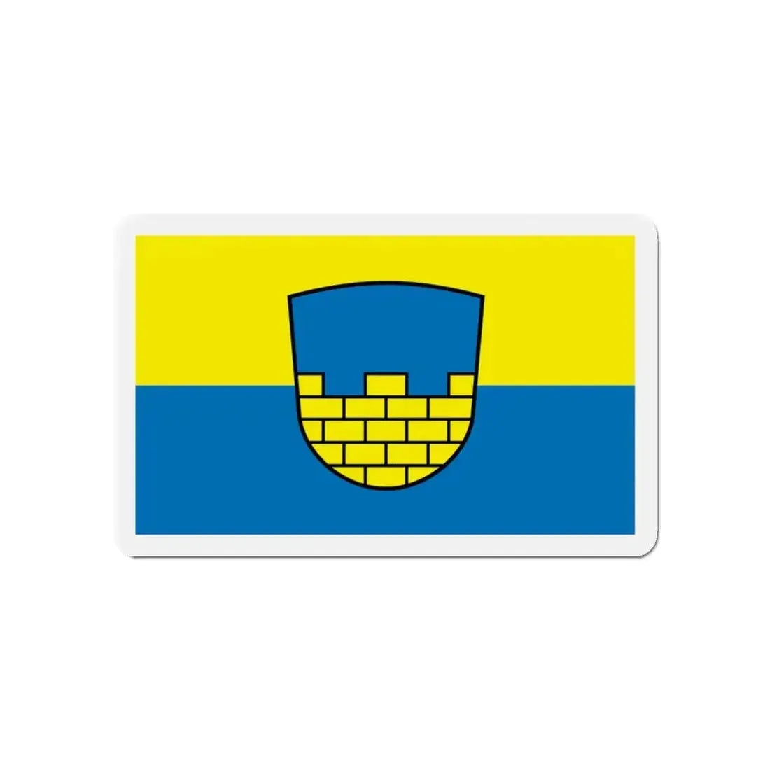 Flag of Bautzen Germany - Refrigerator Magnet - The Sticker Space