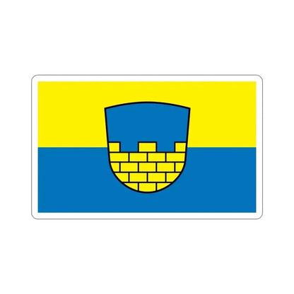 Flag of Bautzen Germany STICKER Vinyl Die-Cut Decal 4 Inch - The Sticker Space