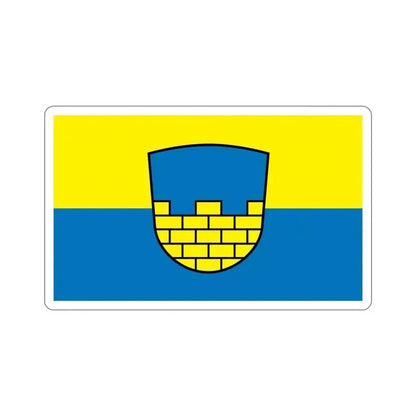 Flag of Bautzen Germany STICKER Vinyl Die-Cut Decal 5 Inch - The Sticker Space
