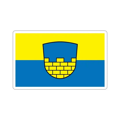 Flag of Bautzen Germany STICKER Vinyl Die-Cut Decal 5 Inch - The Sticker Space