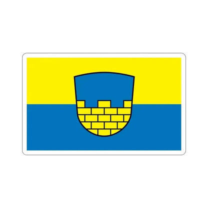 Flag of Bautzen Germany STICKER Vinyl Die-Cut Decal 6 Inch - The Sticker Space