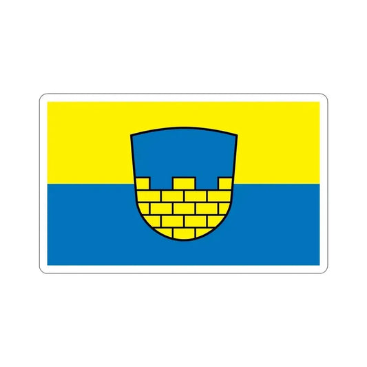 Flag of Bautzen Germany STICKER Vinyl Die-Cut Decal 6 Inch - The Sticker Space