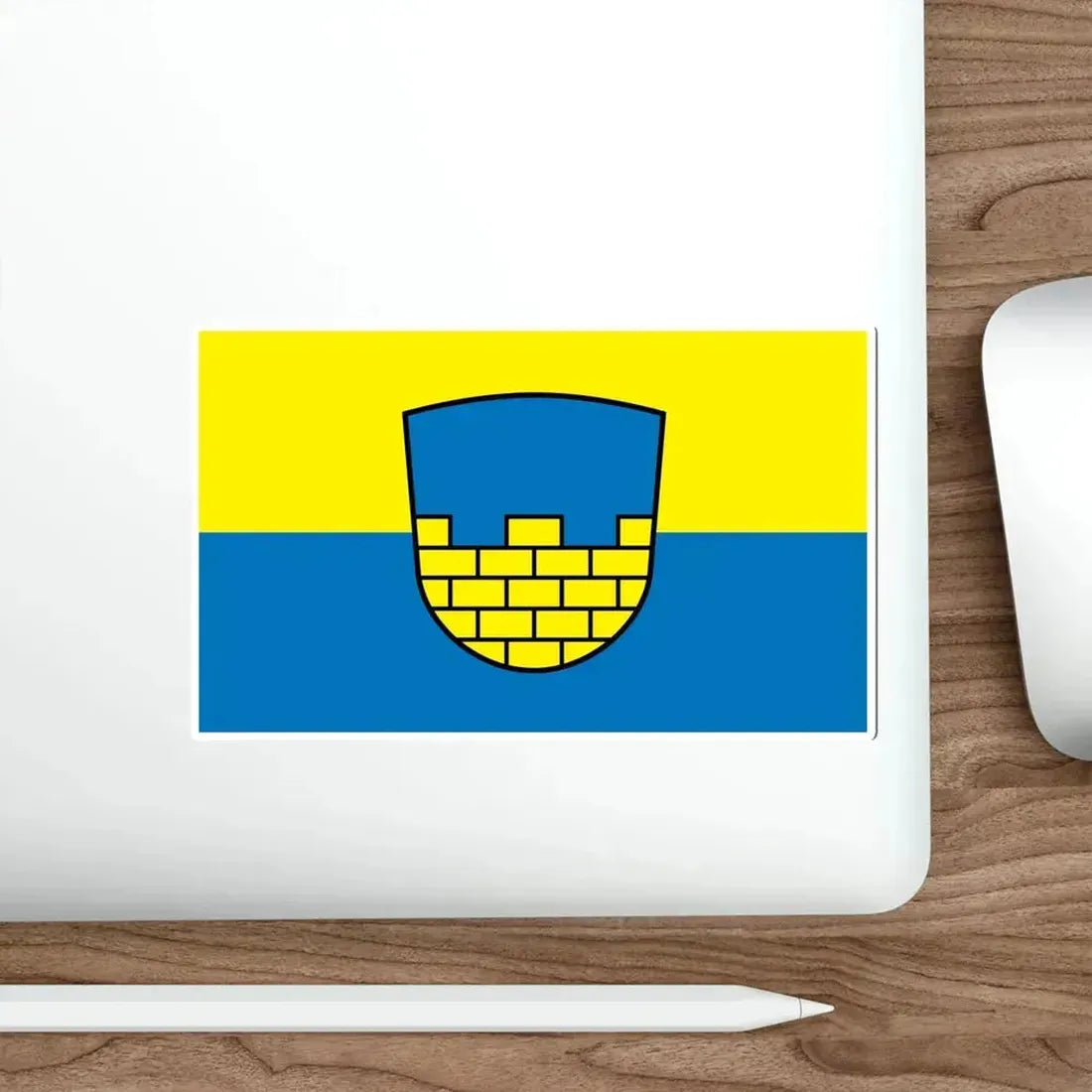 Flag of Bautzen Germany STICKER Vinyl Die-Cut Decal - The Sticker Space