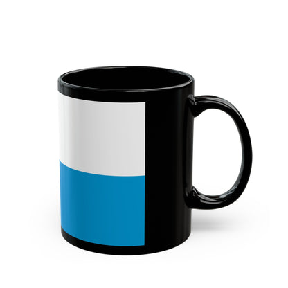 Flag of Bavaria bicolour variant Germany - Black Coffee Mug-The Sticker Space