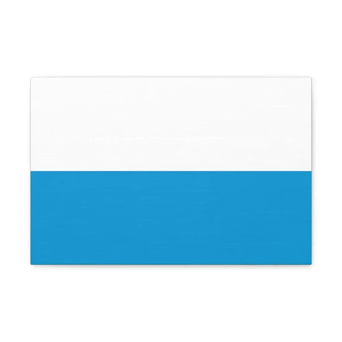 Flag of Bavaria bicolour variant Germany - Canvas Wall Art 18″ x 12″ 1.25" - The Sticker Space