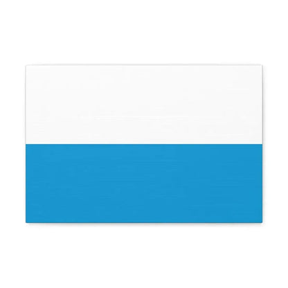 Flag of Bavaria bicolour variant Germany - Canvas Wall Art 18″ x 12″ 1.25" - The Sticker Space