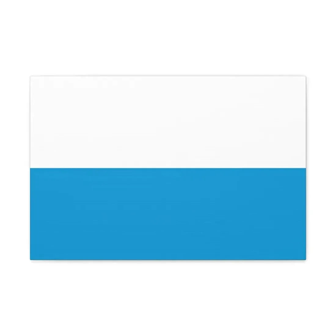 Flag of Bavaria bicolour variant Germany - Canvas Wall Art 24″ x 16″ 1.25" - The Sticker Space