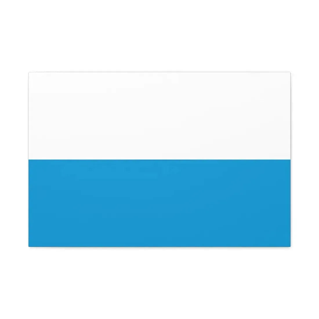 Flag of Bavaria bicolour variant Germany - Canvas Wall Art 30" x 20" 1.25" - The Sticker Space