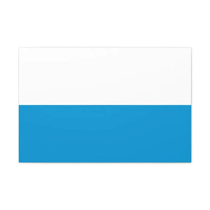 Flag of Bavaria bicolour variant Germany - Canvas Wall Art 30" x 20" 1.25" - The Sticker Space