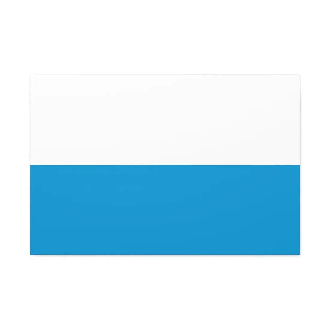 Flag of Bavaria bicolour variant Germany - Canvas Wall Art 36" x 24" 1.25" - The Sticker Space