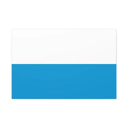 Flag of Bavaria bicolour variant Germany - Canvas Wall Art 36" x 24" 1.25" - The Sticker Space